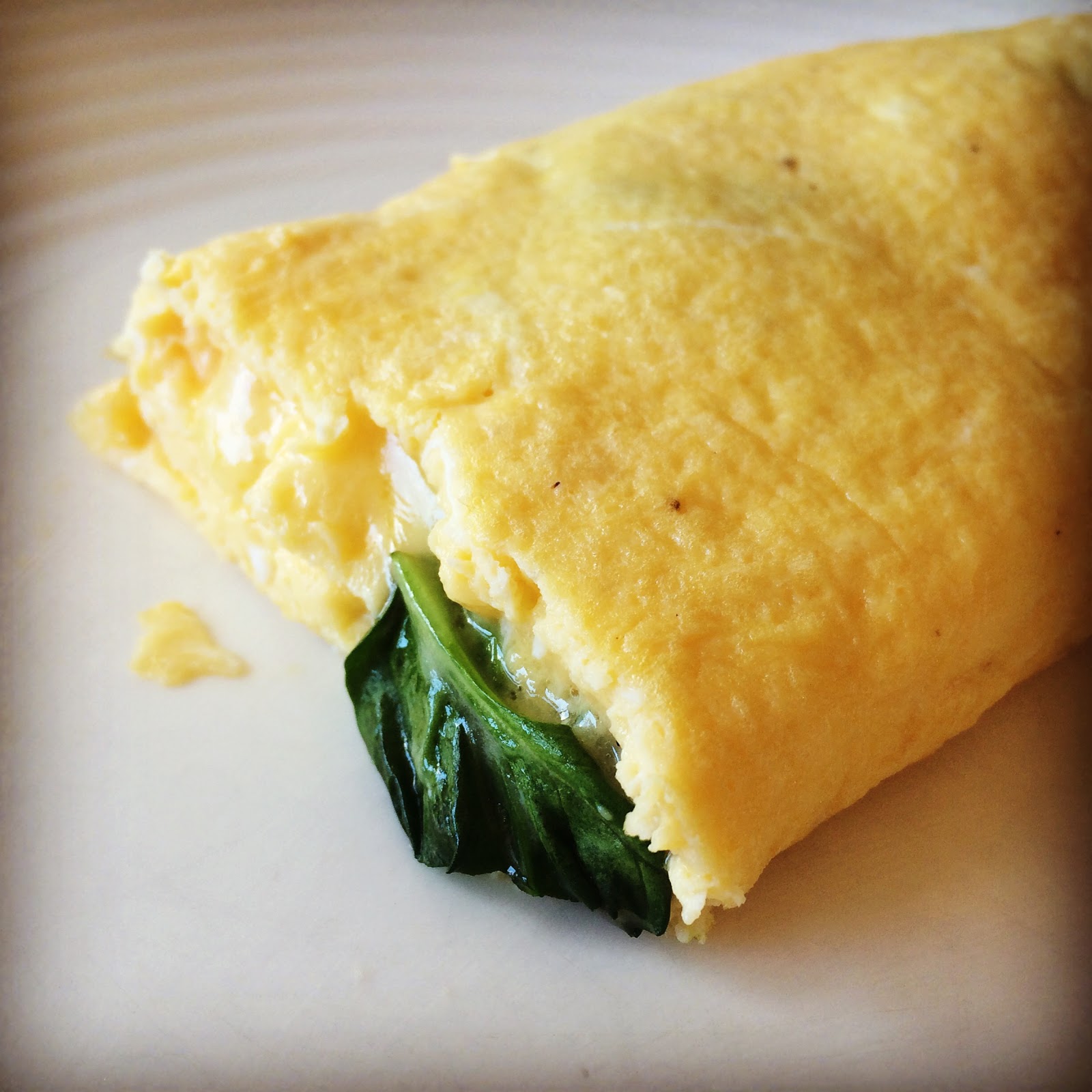 Spinach And Cheese French Omelette – Karen Really Likes Food